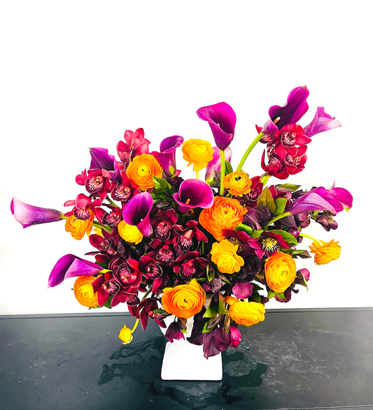 Midnight Bloom & Golden Sunset